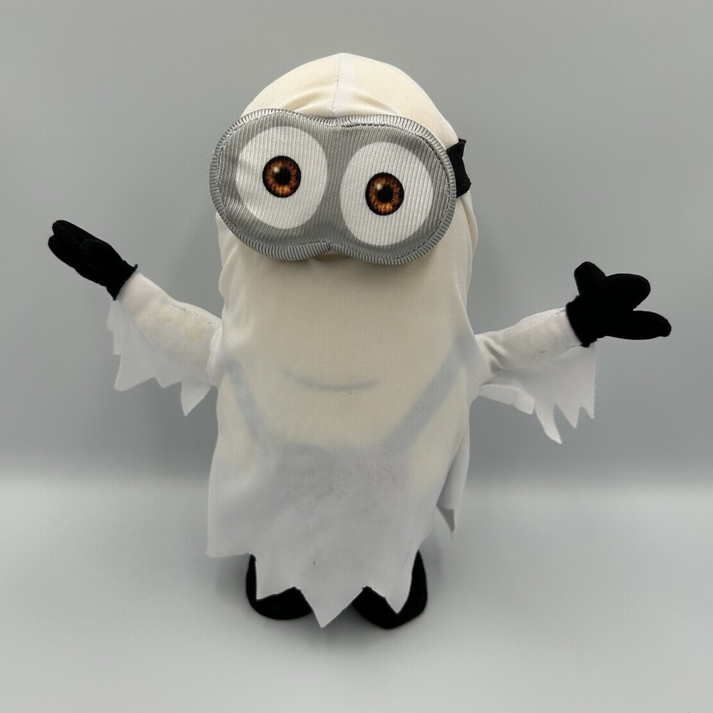 Universal Musical Minion Kevin Ghost Animated Waddler Plush‎ Halloween